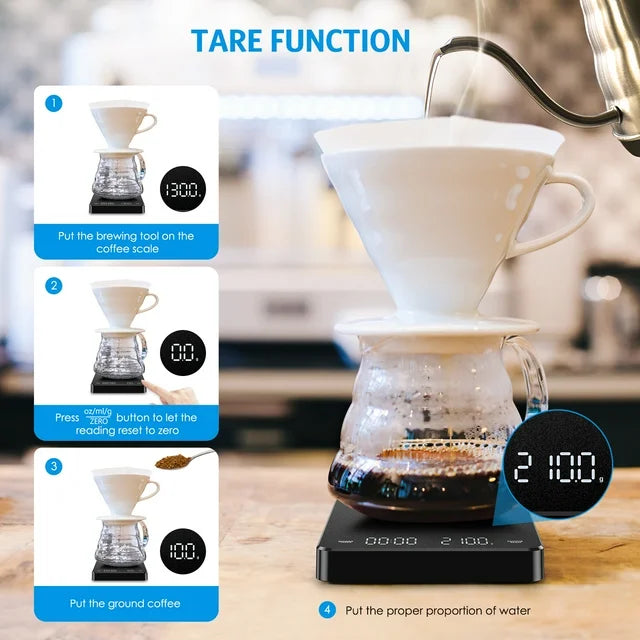 ORIA Digital Coffee Scale with Timer