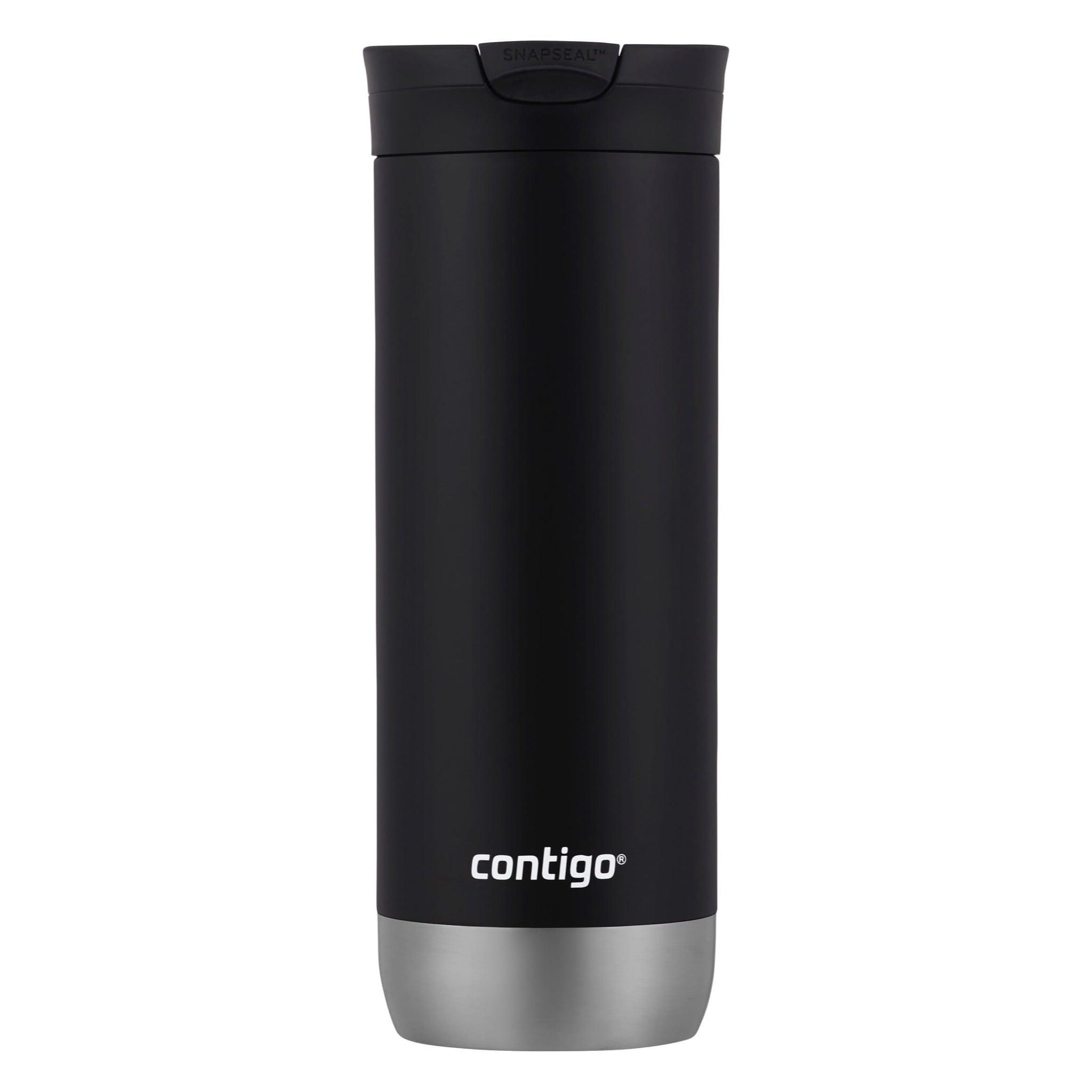 Contigo Huron 2.0 Stainless Steel Travel Mug with SNAPSEAL Lid in Black, 16 fl oz.