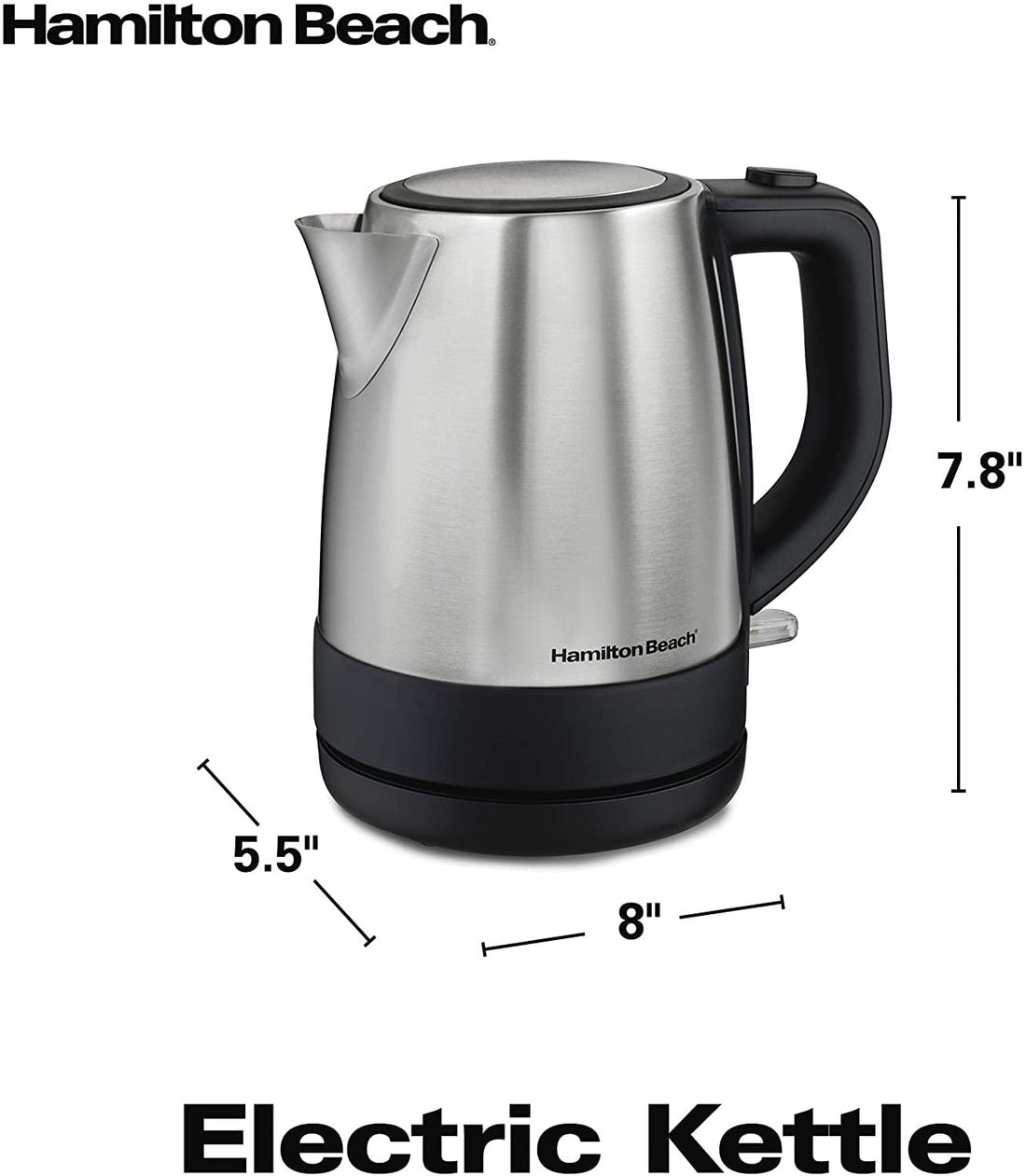Hamilton Beach Stainless Steel 1 Liter Electric Kettle